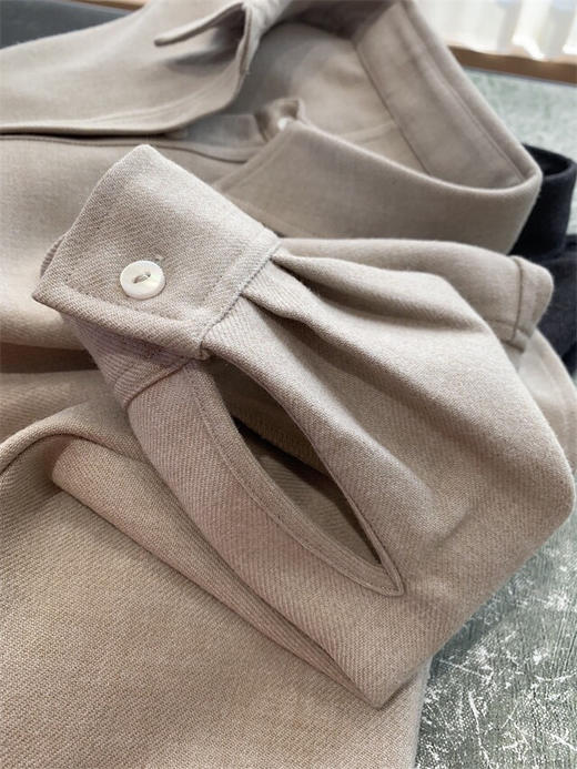 SYJ95116羊毛翻领衬衫 商品图3