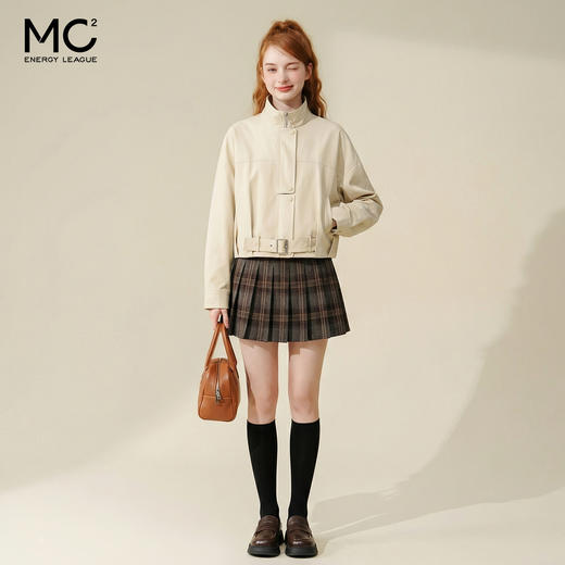 女装立领净色短款外套-92873J6212009 商品图3