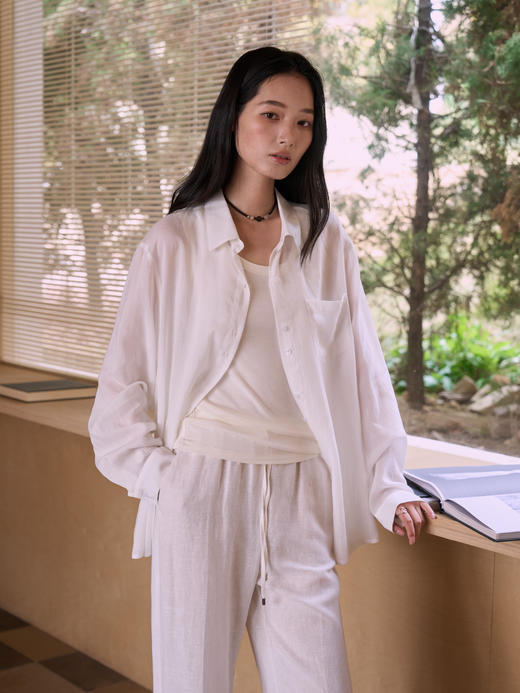 格桑米Gesamy天丝亚麻衬衫 商品图4