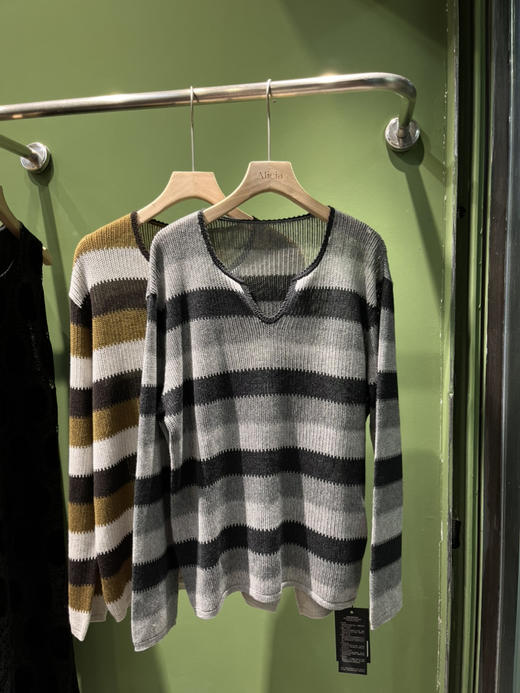 原单春款长袖V型圆领针织均码90-140可穿 商品图0