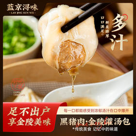 【顺丰发货】金陵黑猪肉灌汤包一口爆汁皮薄馅大鲜嫩美味