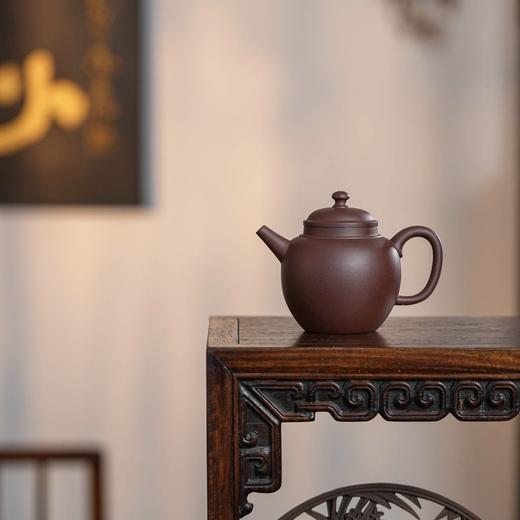 明式巨轮 180cc 紫泥作者李法娣 宜兴紫砂 商品图0