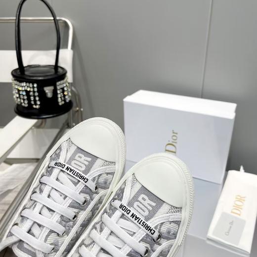 迪奥 刺绣 板鞋 灰色（DBG） 商品图3