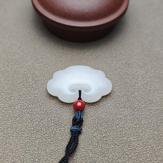 新疆和田玉且末料羊脂玉宝宝锁 228-1 商品图12