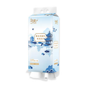 洁柔甄选立体压花挂抽纸面巾 TR097301A 4层320抽170x155mm*1包*1提