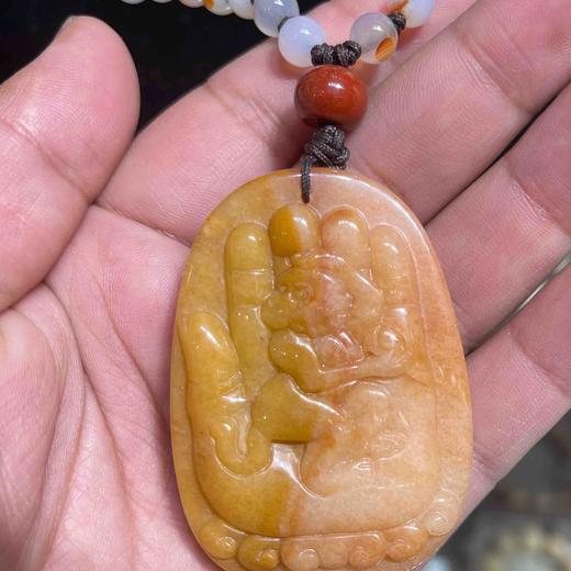 580元/条金丝玉十二生肖项链 商品图1