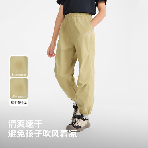 伯希和户外速干裤儿童春季新款CORDURA耐磨弹力伞兵裤凉感登山裤 商品图1