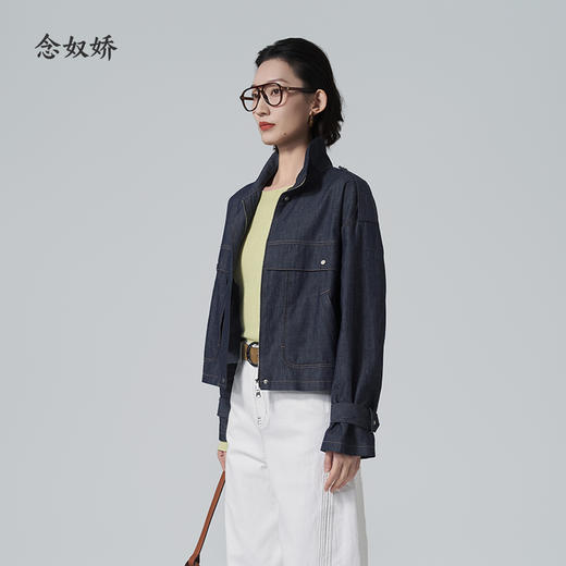 【商场同款】CNJ6338 “ 牛仔外套 ” 利落剪裁，飒爽有型 牛仔外套 商品图2