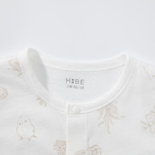 怡比自然童话长袖开襟哈衣HY26SUN021白咖色调59#-80# 商品图9