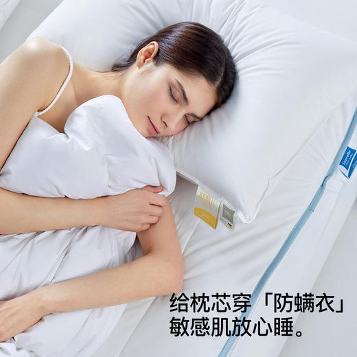 Suprelle舒飘儿阻螨超柔慢回弹枕 | 德国睡眠新科技，超细纤维支撑力，纯棉阻螨技术，3个高度可选，新年睡好觉 商品图1