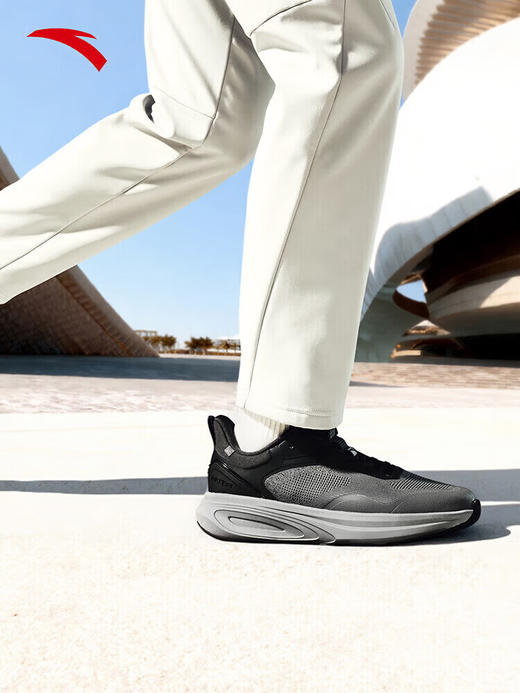 安踏神行14丨回弹减震男健身鞋通勤鞋冬新款室内运动鞋素采灰/烟墨灰112617711 -9 商品图1