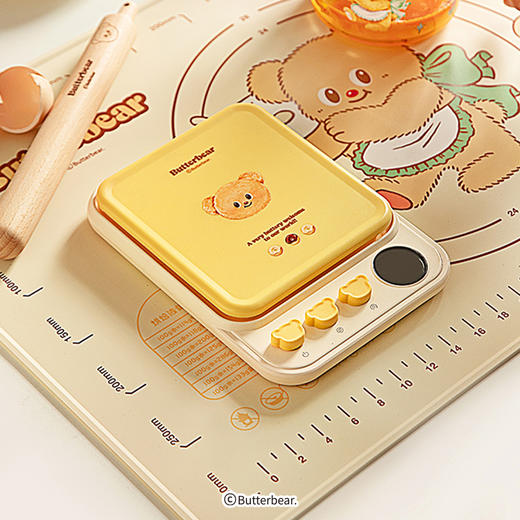 摩登主妇&黄油小熊精准电子秤厨房烘焙称克重小型家用食物秤 商品图1