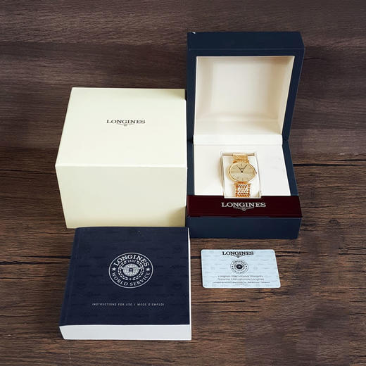 【98新（放置品）】LONGINES 浪琴L4.635.2.32.8石英机芯33MM（女款）嘉岚系列PVD镀金220226TJ01 商品图1