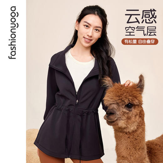 2026春夏F14863休闲空气层中长外套 商品图2