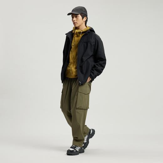Adidas阿迪达斯BONDED WIND JACKET 加绒运动休闲连帽夹克外套KA1307 商品图2