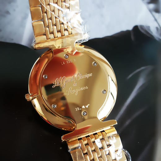 【98新（放置品）】LONGINES 浪琴L4.635.2.32.8石英机芯33MM（女款）嘉岚系列PVD镀金220226TJ01 商品图7