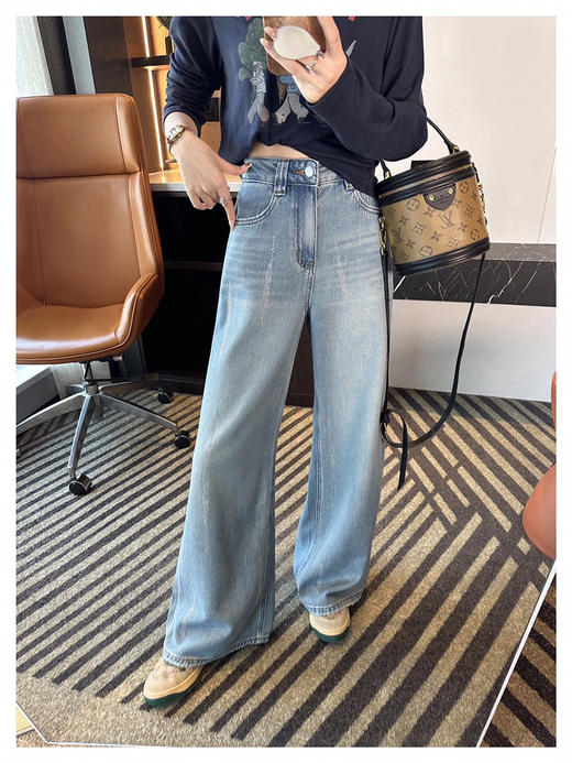 SYJ7800烫钻牛仔裤 商品图1