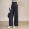 MYX复古高腰牛仔阔腿裤2026年春季新款宽松显瘦窄版直筒裤休闲九分裤 商品缩略图1
