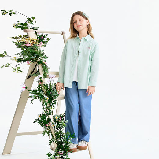 【实体店同款】女童长袖上衣春季新款安奈儿童装AG611099 商品图3