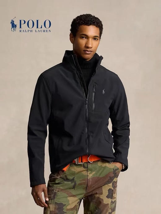 拉夫家男士小马标时尚立领运动休闲拉链夹克外套 商品图1