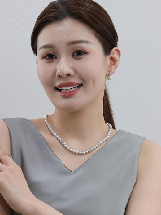 【挚友限定】真多麻色Akoya珍珠串珠 6.5-7mm 商品图4