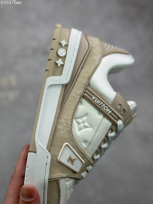 春季特惠💰720 LV 纯原版本 # 驴家 Trainer 低帮休闲板鞋 商品图5