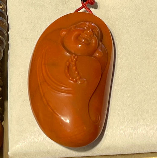 9000南红弥勒佛吊坠 商品图1