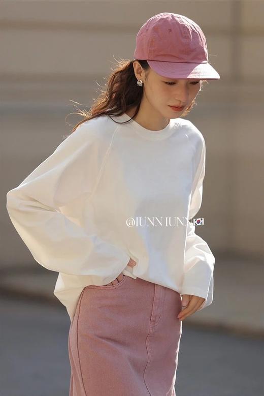 D 双纱长绒棉柔软舒适！2026早春通勤穿搭｜经典宽松 慵懒显瘦，内搭叠穿也好看~ 商品图1