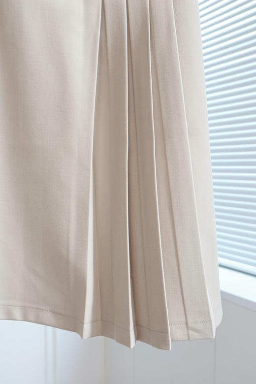 溪笺|不规则设计侧百褶半裙 商品图3