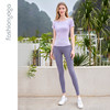 2026春夏F12305凡圣瑜伽简约雅致舒适三分袖 商品缩略图7
