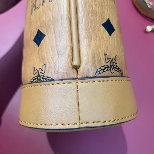 MCM Aren 品牌老花 托特包水桶包单肩手提包 迷你  （CB） 商品图2