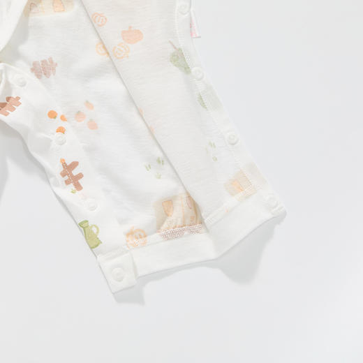 怡比美好农场长袖系带哈衣HY26SUN071白黄色调52#-66# 商品图12