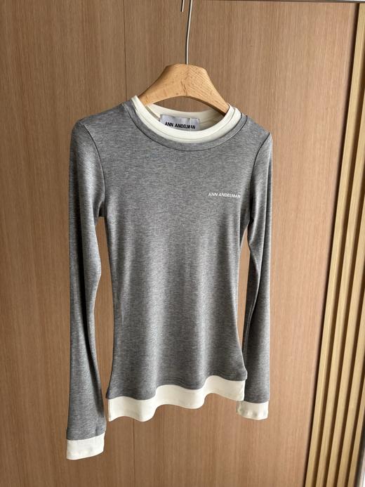 ANN 新款 领修身打底衫女长袖T恤 YE 341107 商品图11