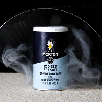 莫顿（MORTON）  海盐400g 【加碘 海盐】品质海盐 盐食用 炒菜调味 百年品牌 /粮油调味 /调味品 /盐 商品图0
