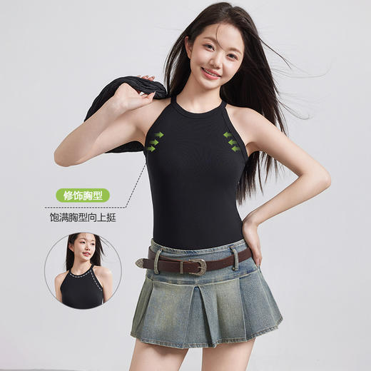 （合作款）天丝挂脖工字背心吊带yc0309018 商品图2