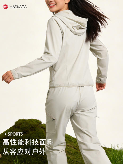 哈瓦塔（薄款带帽）轻户外工装冲峰衣H360105-101 商品图5