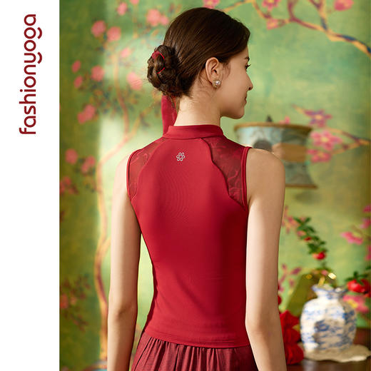2026春夏FC15255 新中式瑜伽背心 商品图10