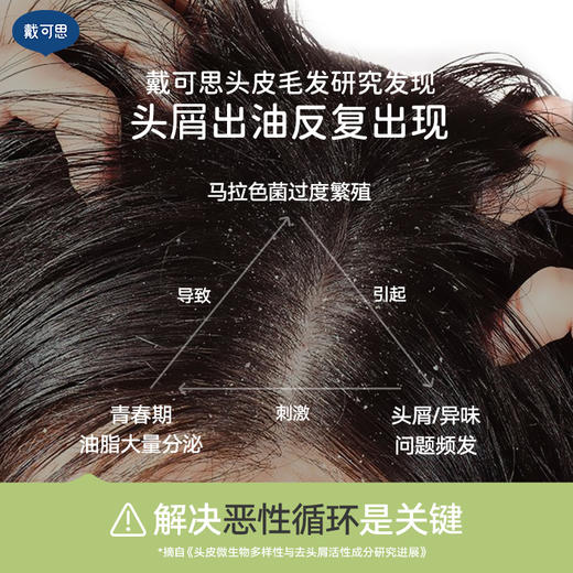 戴可思青少年洗发水平衡去屑控油蓬松护发男孩女孩学生专用♥ 商品图5