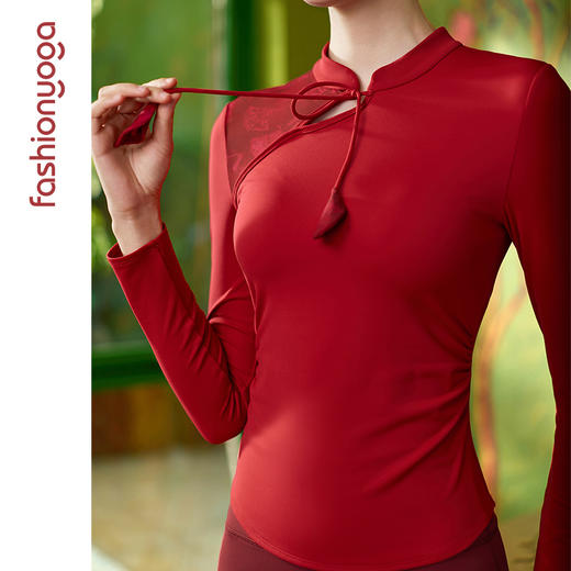 2026春夏FC15373新中式花朵长袖 商品图3