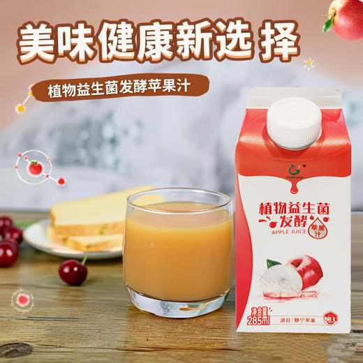 植物益生菌发酵苹果汁  建议常温储存冷藏更佳 商品图0