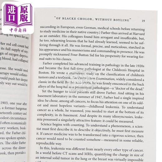 【中商原版】众病之王 癌症传 英文原版 The Emperor of All Maladies A Biography of Cancer Siddhartha Mukherjee 商品图3
