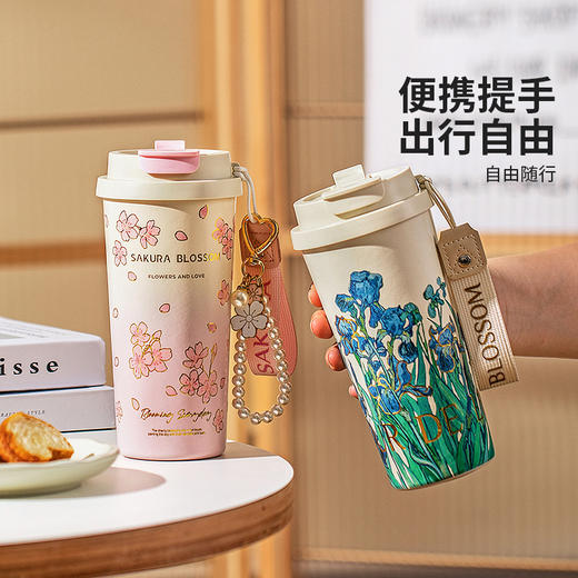 摩登主妇纯钛保温杯高档礼盒生日礼物女办公室水杯伴手礼咖啡杯子 商品图0