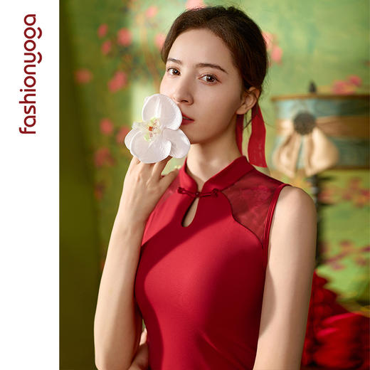 2026春夏FC15255 新中式瑜伽背心 商品图5