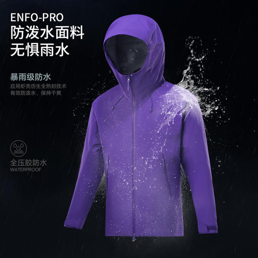 LUCKY DEER/幸运鹿春季轻薄防水单层冲锋衣户外徒步登山服 商品图5