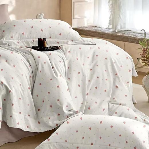 宜居生活棉麻数码印花四件套田园 商品图0