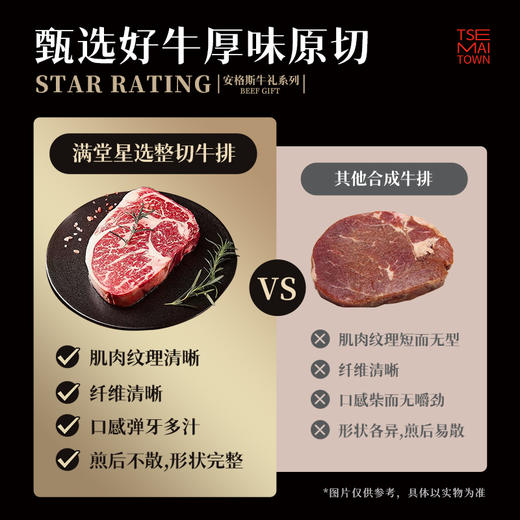 【顺丰特快】澳洲进口精选原切顶级牛排  肉质鲜嫩多汁 独特礼盒设计 - AXMT 商品图12