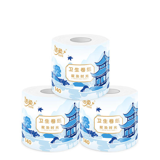 洁柔芯选有芯卷纸 TJ020501A 4层140g*101*138mm*16卷*1箱 商品图1