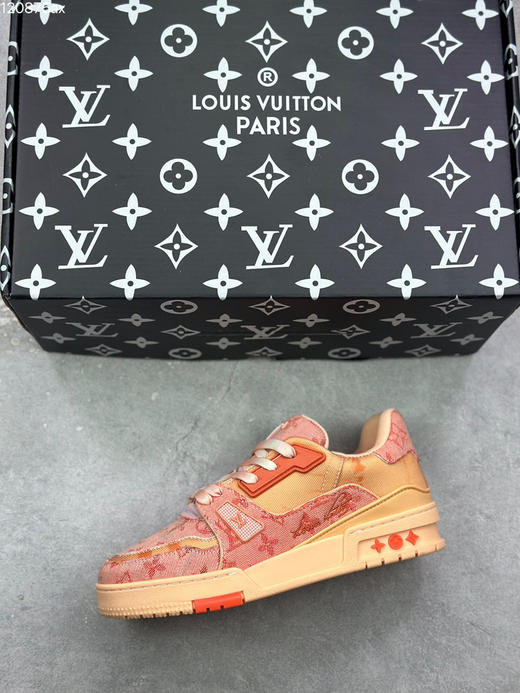 春季特惠💰720 LV 纯原版本 # 驴家 Trainer 低帮休闲板鞋 商品图2