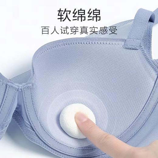 【一口价】3楼安莉芳薄款轻氧杯抗菌3D软支撑文胸小胸舒适大胸显小文胸EBW0543吊牌价599元现价199元 商品图3