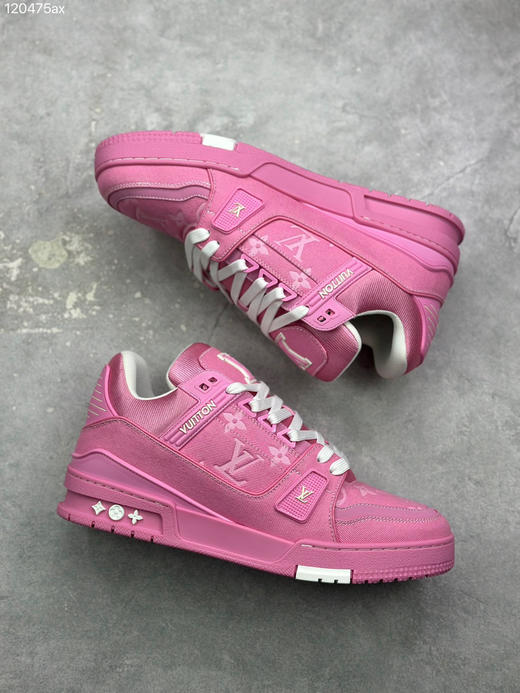 春季特惠💰720 LV 纯原版本 # 驴家 Trainer 低帮休闲板鞋 商品图4